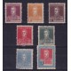 ARGENTINA 1927 GJ 626/32 ESTAMPILLAS NUEVAS CON GOMA ALGUNAS MINT SERIE COMPLETA FILIGRANA AHORRO POSTAL  U$ 97